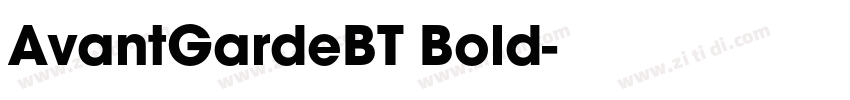 AvantGardeBT Bold字体转换 AvantGardeBT Bold字体转换